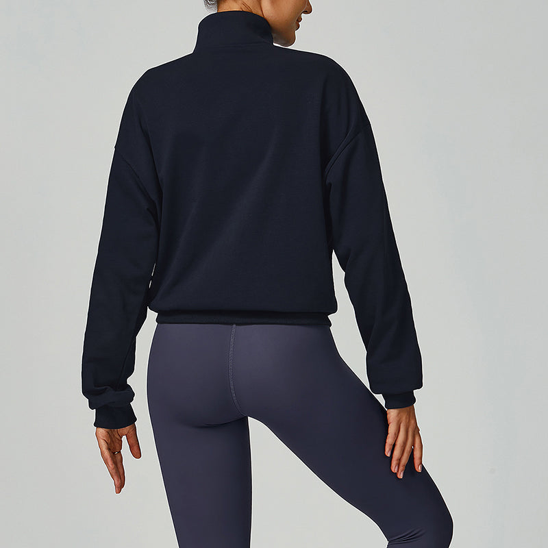 Loose Stand Collar Jacket