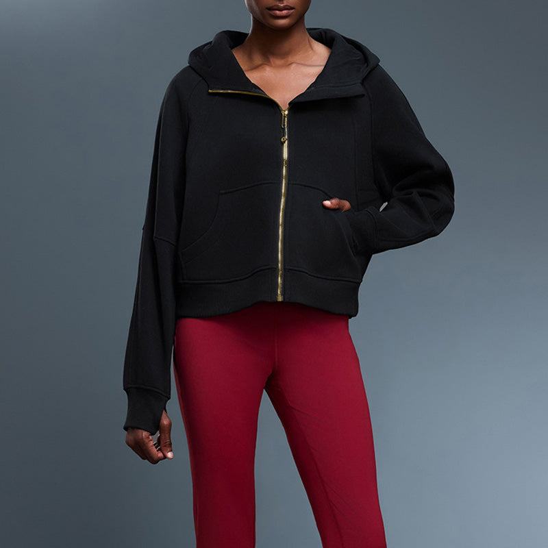 Fleece-Lined Hooded Sweatshirt