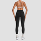 Wholesale Colorblock Piping Yoga Set Adjustable Strap Sports Bra & Leggings