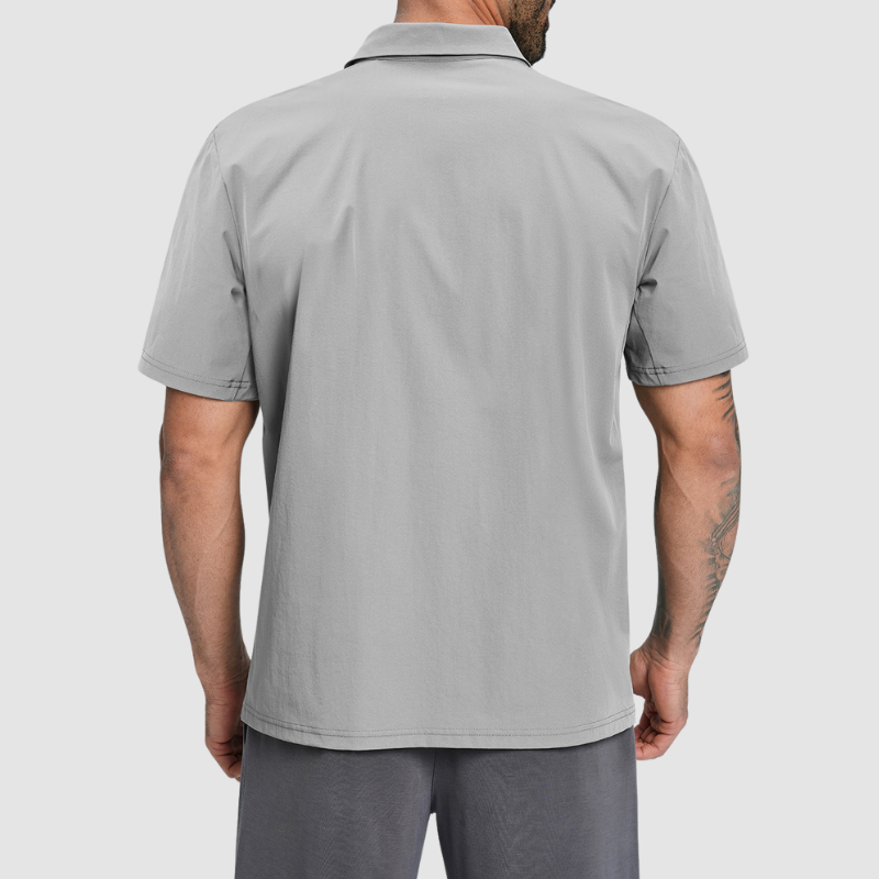Wholesale eco-friendly recycled fabric golf polo shirts