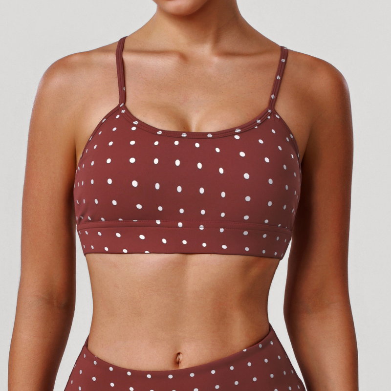 Wholesale Polka Dot Sports Bras