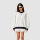Wholesale Women’s Fleece-Lined Contrast Mock-Neck Sweatshirt