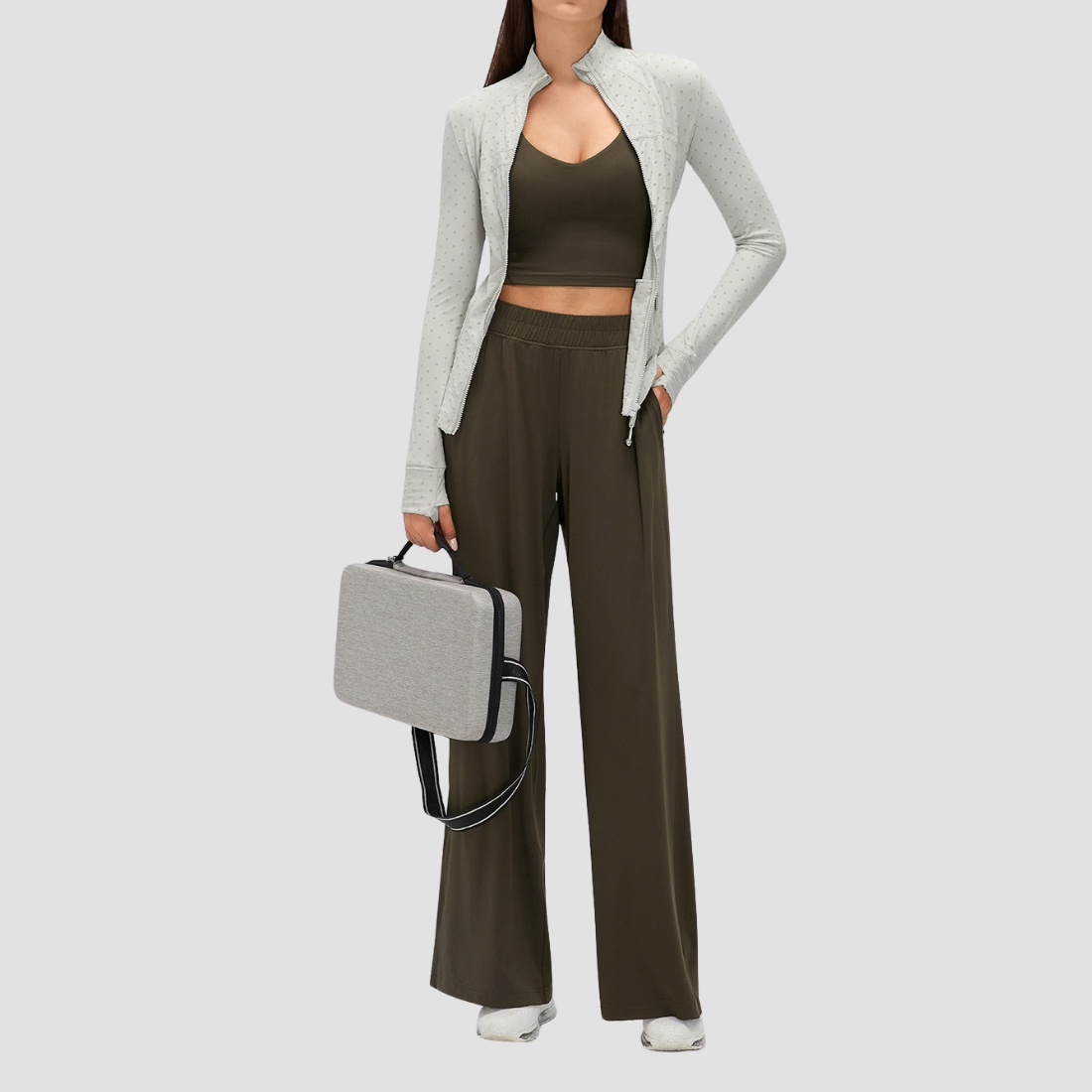 Wholesale Women's Skin-friendly and breathable Loose Straight-Leg Pants