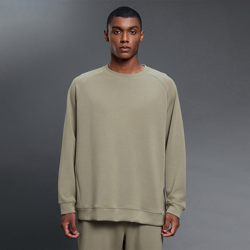 Men's Drop Shoulder Round Neck Sweatshirt