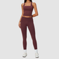 Wholesale Women's Nylon Spandex Pilates Set – Tank & Leggings