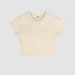 Wholesale Cropped Cotton-Spandex Tee – Vintage Streetwear Short Sleeve