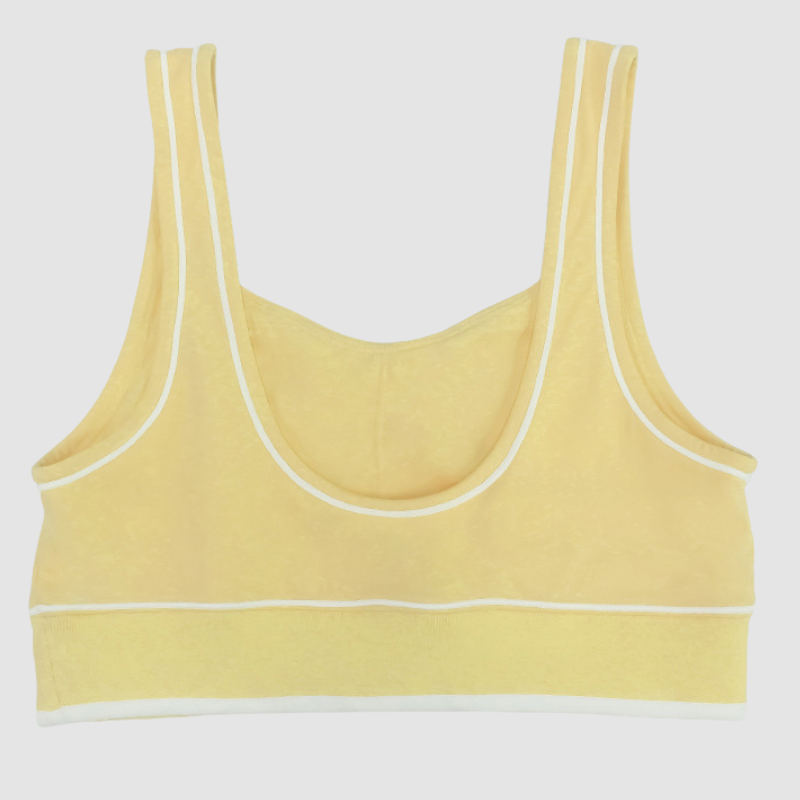Wholesale Naked-Feel Color-Block Sports Bra & High-Waist Leggings Set – Cross-Back Yoga 2-Piece