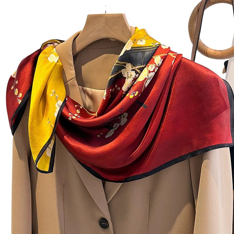 Wholesale mulberry silk square scarf | Wonderxfans bulk activewear