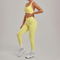Wholesale Zipper Tank Top+Highlighted Legging 2-piece Set