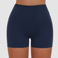Wholesale solid color high-waisted tight shorts