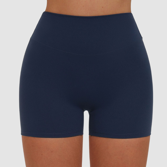 Wholesale solid color high-waisted tight shorts | Wonderxfans bulk activewear