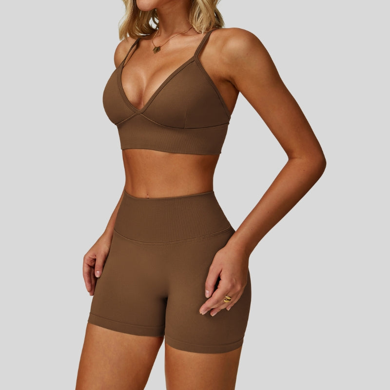 Quick-drying yoga back sports bra