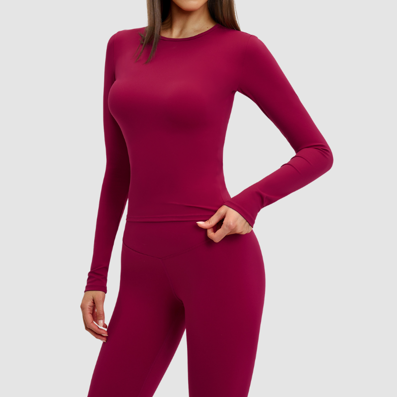 Yoga running sports long sleeve tops