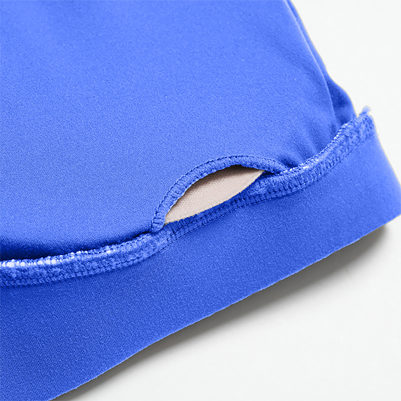 Wholesale Women's Colorblock Brushed Yoga Set: Sports Bra & Biker Shorts