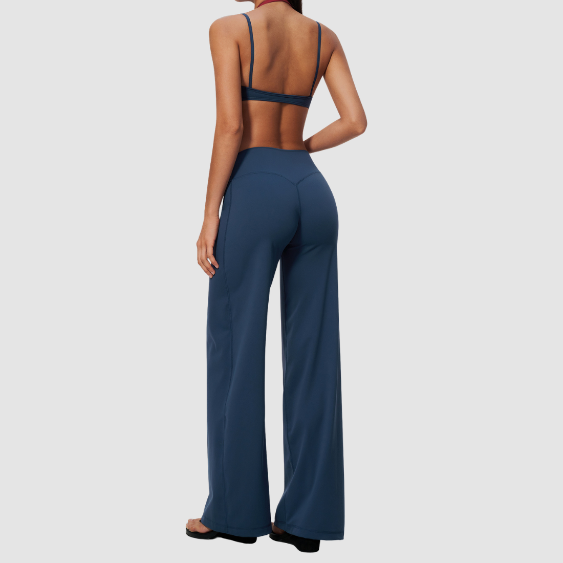 Wholesale Women’s Sports Bra & Wide-Leg Yoga Pants Set