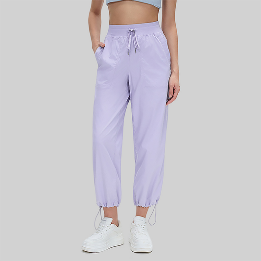Wholesale quick drying loose fit sports pants