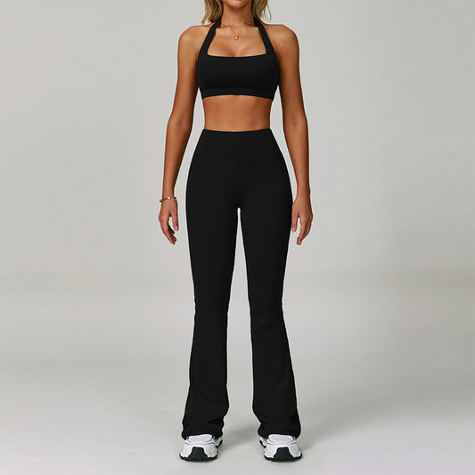 Wholesale Halter Sports Bra + High-waisted | Wonderxfans bulk activewear