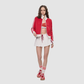 Wholesale Zippered contrasting stand up collar | Wonderxfans bulk activewear