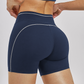 Wholesale high waisted contrasting sports shorts