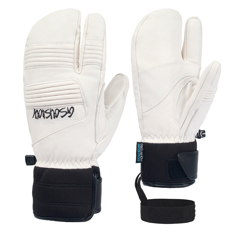 Outdoor warm and waterproof skiing/cycling gloves