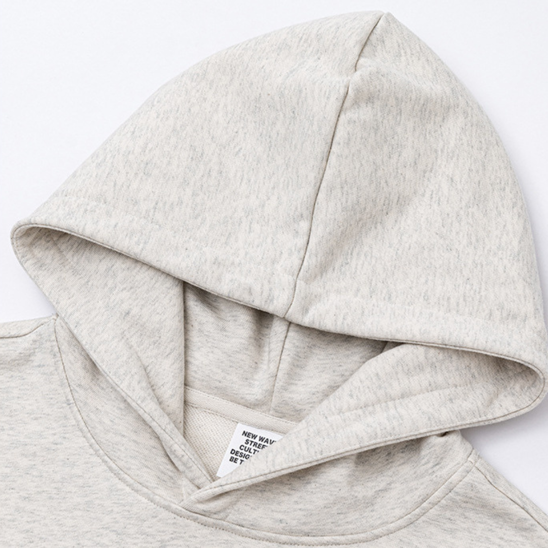 Wholesale Women’s Cropped Hooded Pullover – Relaxed Drop-Shoulder Sweatshirt