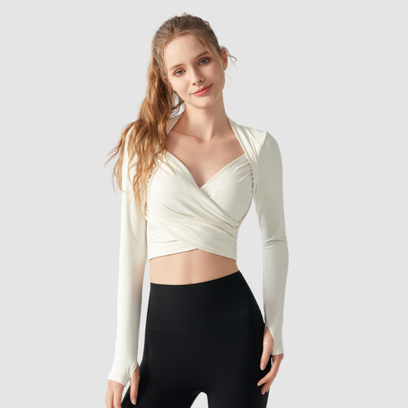 Wholesale Long Sleeve Yoga Top