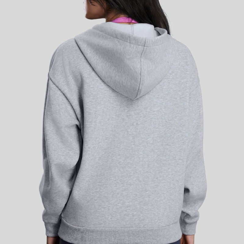 Brushed Fleece Zip Hoodie