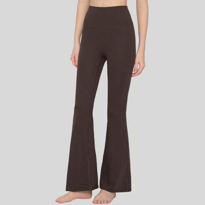 Fleece-lined and thickened flared pants