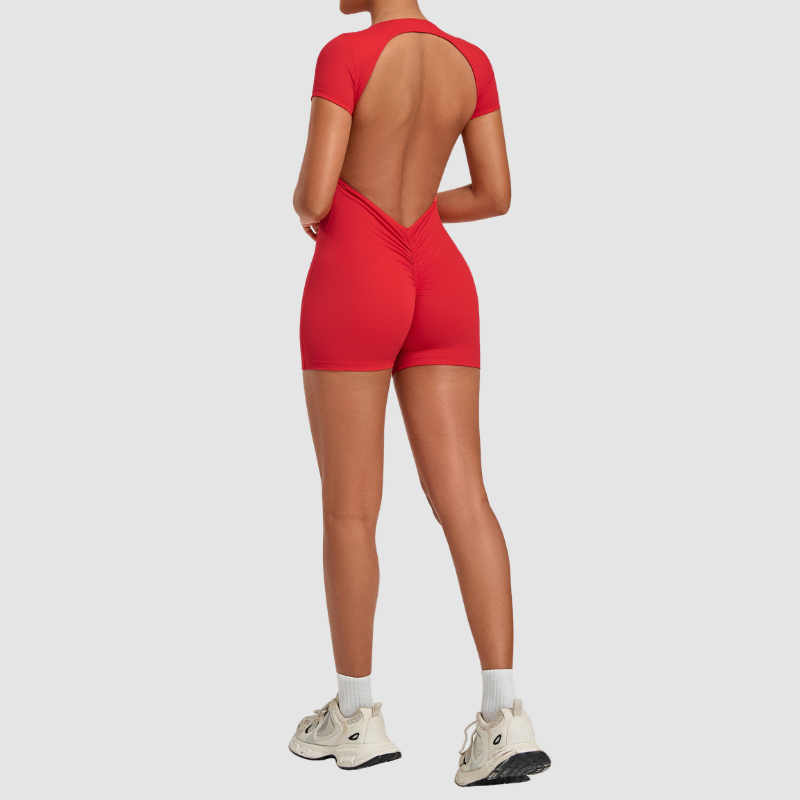 Wholesale Hip-High Halter-Neck Backless Jumpsuits | Wonderxfans bulk activewear