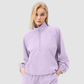 Wholesale Women's Loose Stand-Collar Half-Zip Sports Pullover
