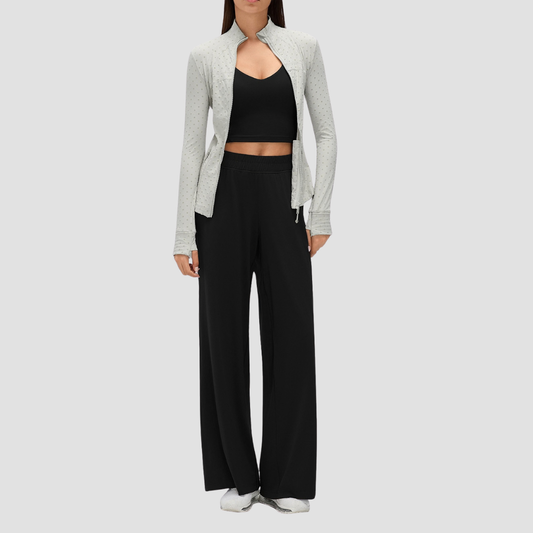 Wholesale Women's Skin-friendly and breathable Loose Straight-Leg Pants