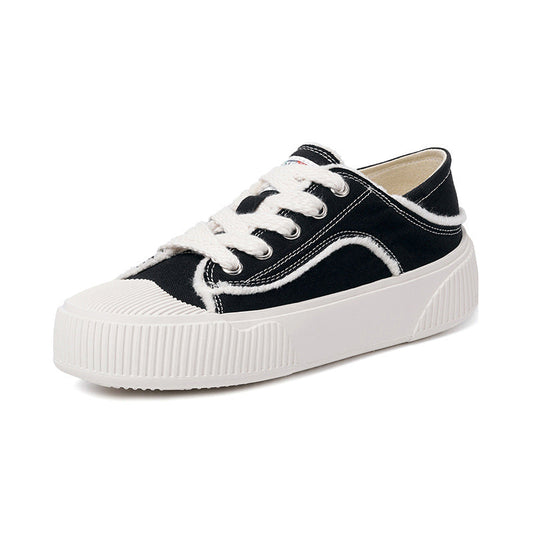 Women's breathable lightweight versatile height-increasing board shoes