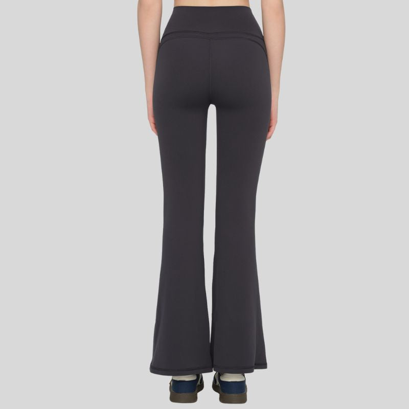 Fleece-lined and thickened flared pants