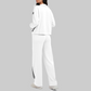 Wholesale Women's Side Stripe Long Sleeve Sweatshirt & Jogger Pants Set