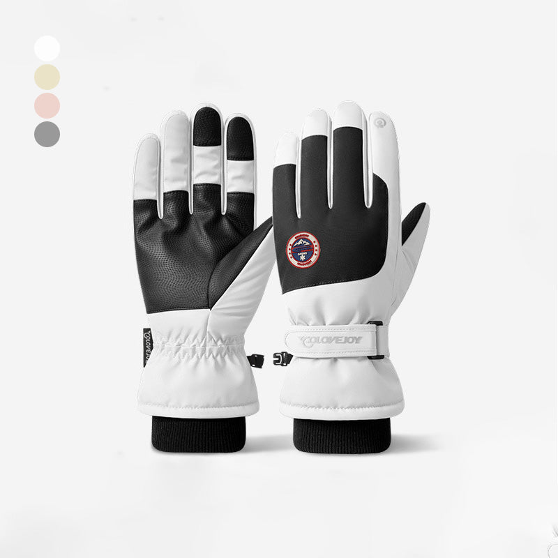 Winter skiing and cycling gloves