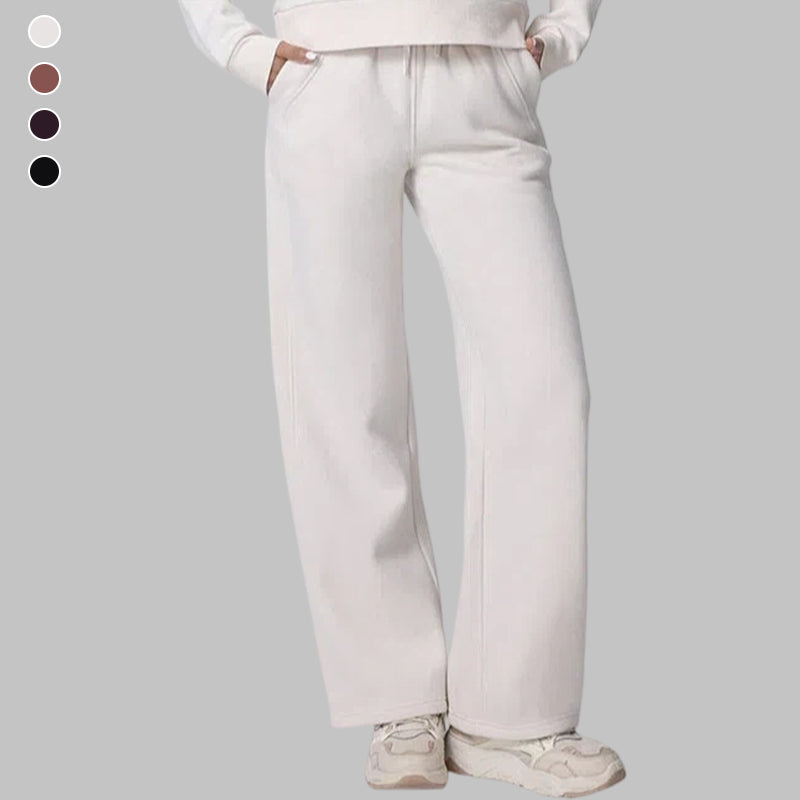 Warm Drawstring Loose-fitting Sweatpants