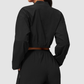 Wholesale Women's UPF50+ Sun-Protection Cropped Zip-Up Jacket – Cool-Touch Stand Collar Athletic Jacket