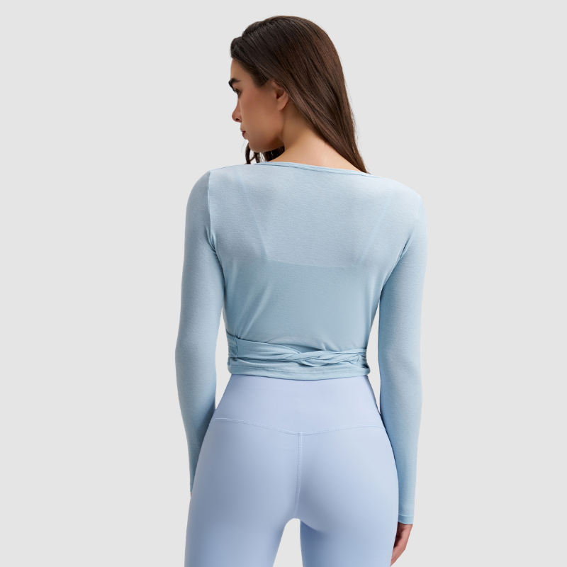 Wholesale Long Sleeve Yoga Top | Wonderxfans bulk activewear