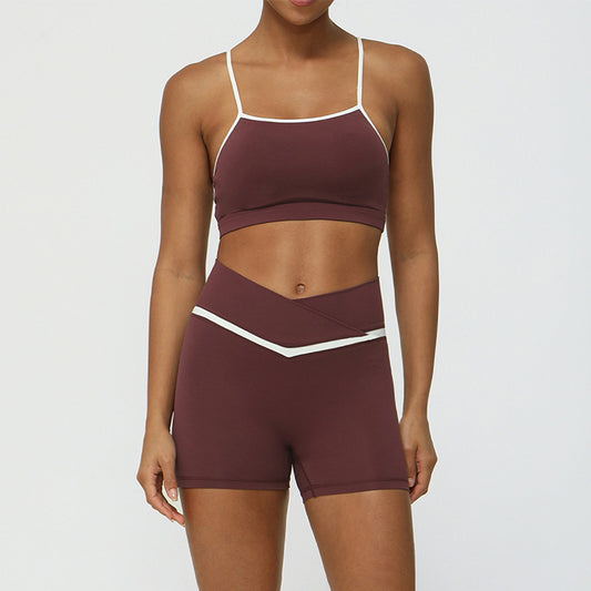 Wholesale Contrasted Color nude sports and | Wonderxfans bulk activewear