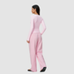 Wholesale Women's Nylon Spandex Activewear Set - Long Sleeve Tops & Wide-leg Pants