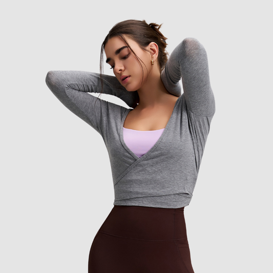 Wholesale Long Sleeve Yoga Top | Wonderxfans bulk activewear