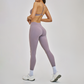 Wholesale Hanging neck bra+tight yoga legging 2-piece set