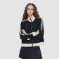 Wholesale Zippered contrasting stand up collar | Wonderxfans bulk activewear