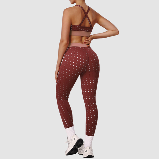 Wholesale printed polka dot bra + | Wonderxfans bulk activewear