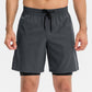 Wholesale Men's fake two solid color | Wonderxfans bulk activewear