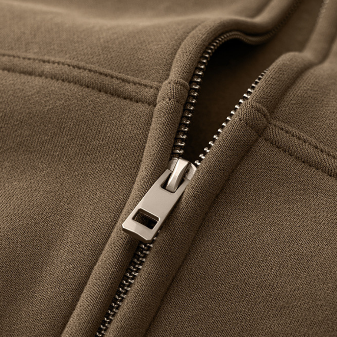 Wholesale Women’s Fleece-Lined Zip Hoodie – Cropped Relaxed Winter Jacket