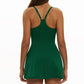 cross back and Thin shoulder straps yoga tennis dress
