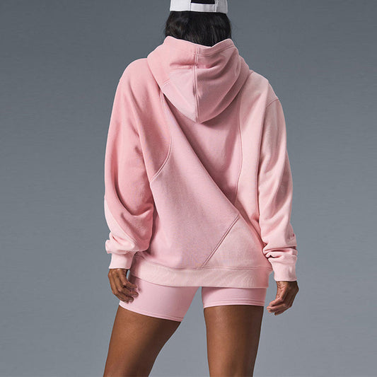Wholesale Color-Blocked Loose Casual long sleeve | Wonderxfans bulk activewear