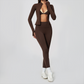 Wholesale 3-Piece Yoga Set – Cardigan & Bra & Leggings Fitness Outfit set