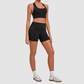 Wholesale Women’s Racerback Sports Bra & High-Waist Biker Shorts Yoga Set